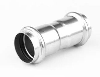 सेनेटरी प्रेस फ़िट नलसाजी फिटिंग DN15mm - DN50mm निकल सफेद रंग