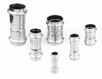 सेनेटरी प्रेस फ़िट नलसाजी फिटिंग DN15mm - DN50mm निकल सफेद रंग