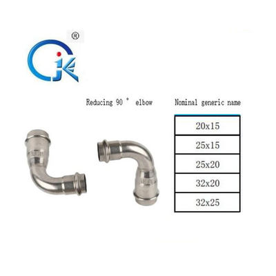 SS304L / SS316L 90 डिग्री एल्बो पाइप फिटिंग M टाइप V टाइप फ्री सैंपल