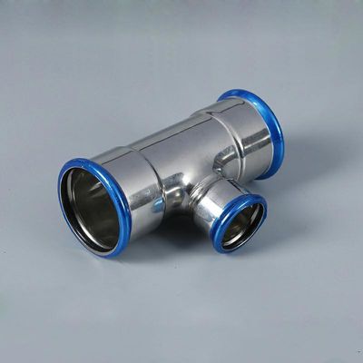 304L / 316L स्टेनलेस स्टील प्रेस पाइप फिटिंग 2 साल की वारंटी